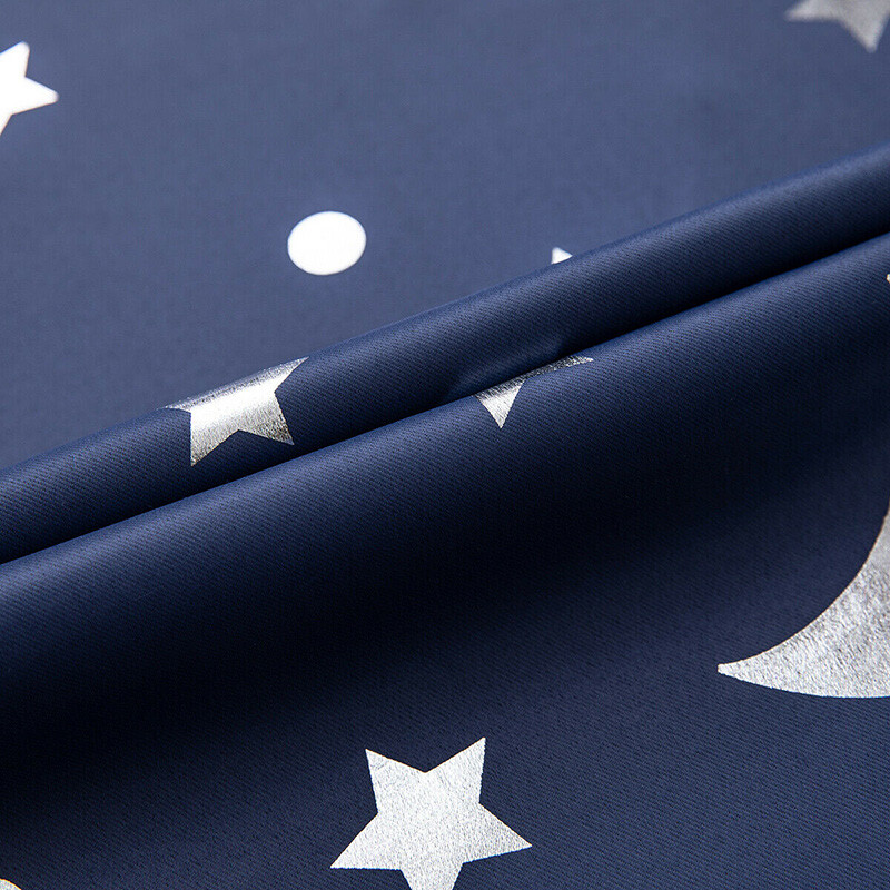 1Pcs Star Blackout Window Curtains Room Thermal Insulated Bedroom Decor Gift