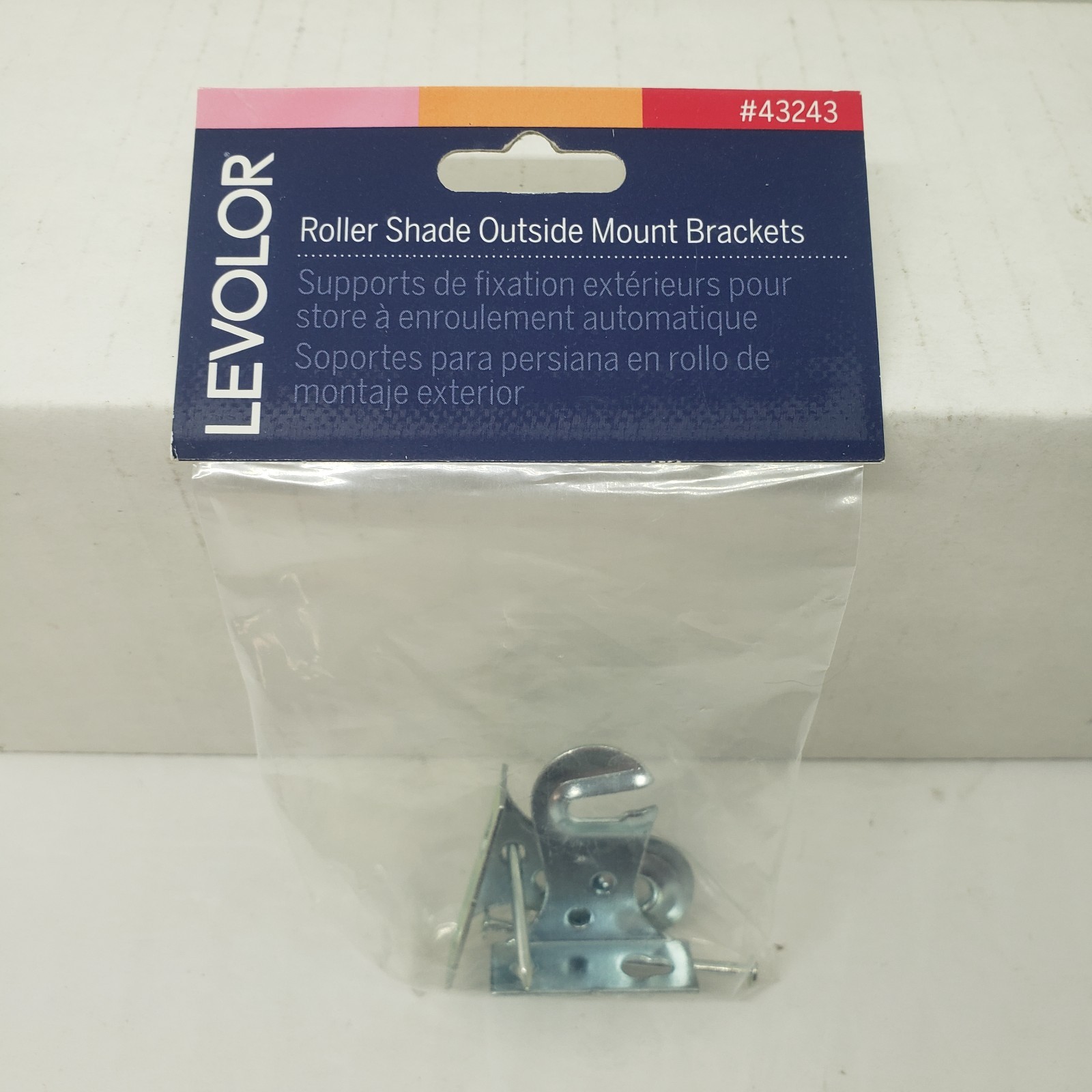 LEVOLOR Roller Shade Outside Mount Brackets #43243