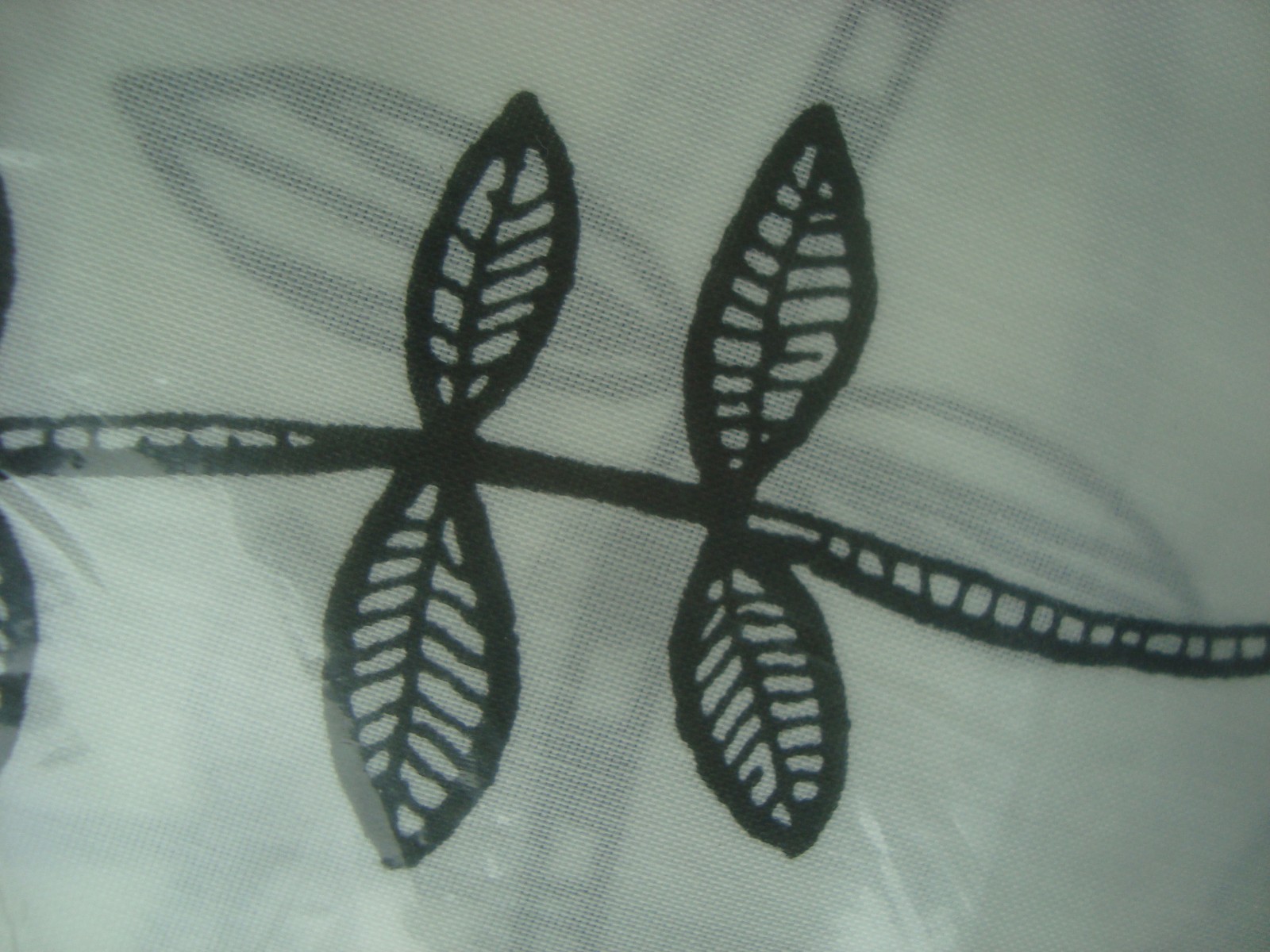 NEW Ikea EIVOR Curtains 2 Panels 57 x 98″ Black White Birds Trees Semi Sheer NIP