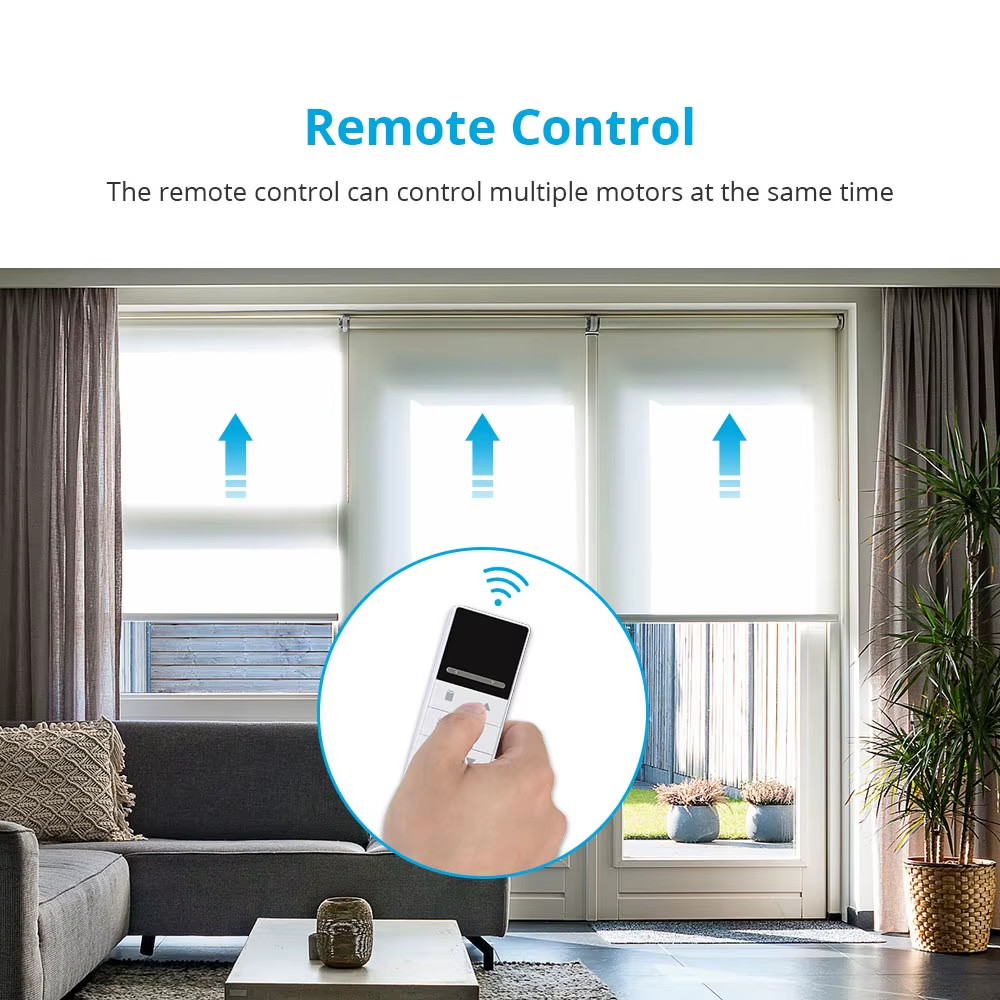 WiFi Electric Roller Shade Blinds Motor for 30mm Tube Work with Tuya Alexa Googl