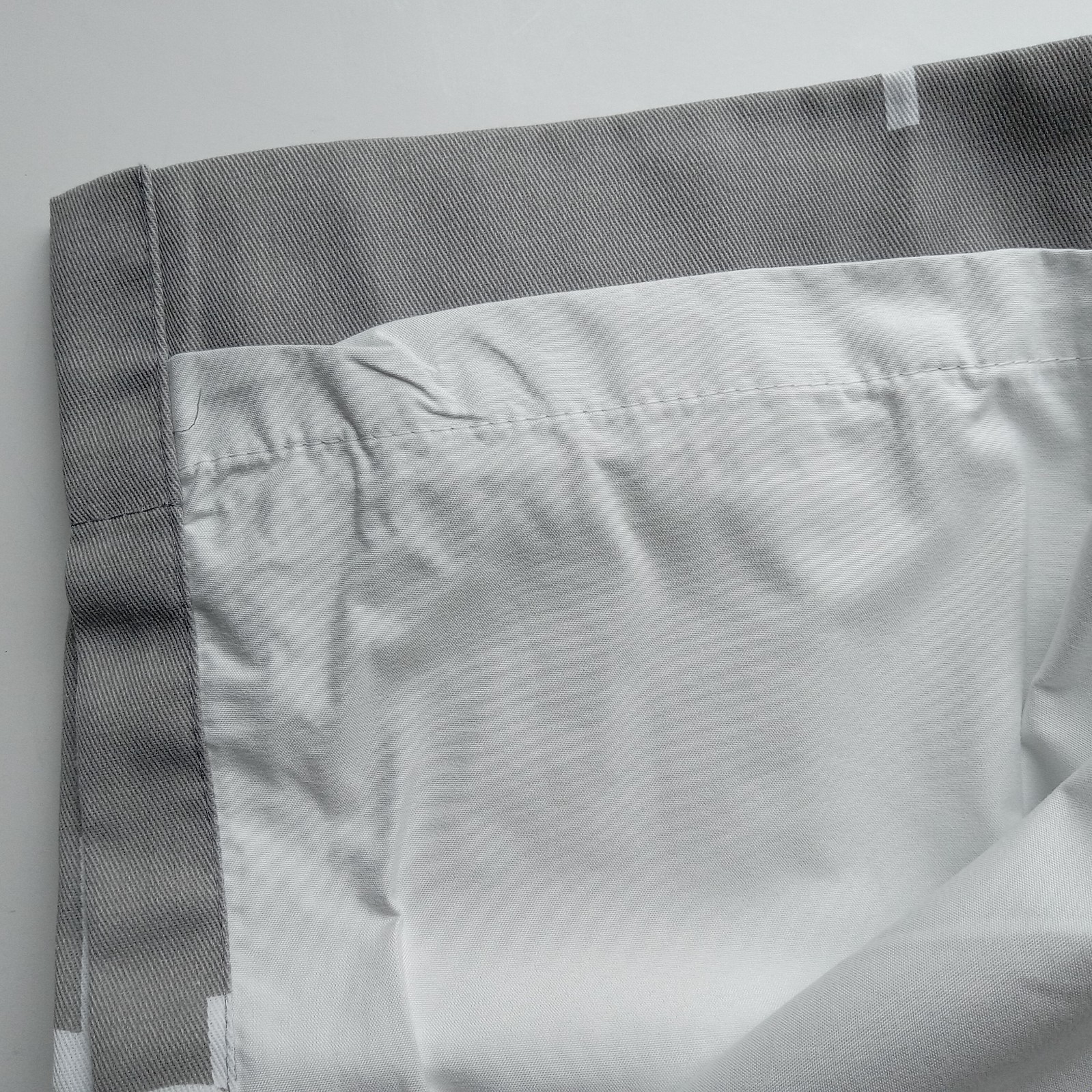Curtains-Blackout- TWO PANELS, Cloud Island, 42”x63” Gray w/Trees FAST SHIPPING!