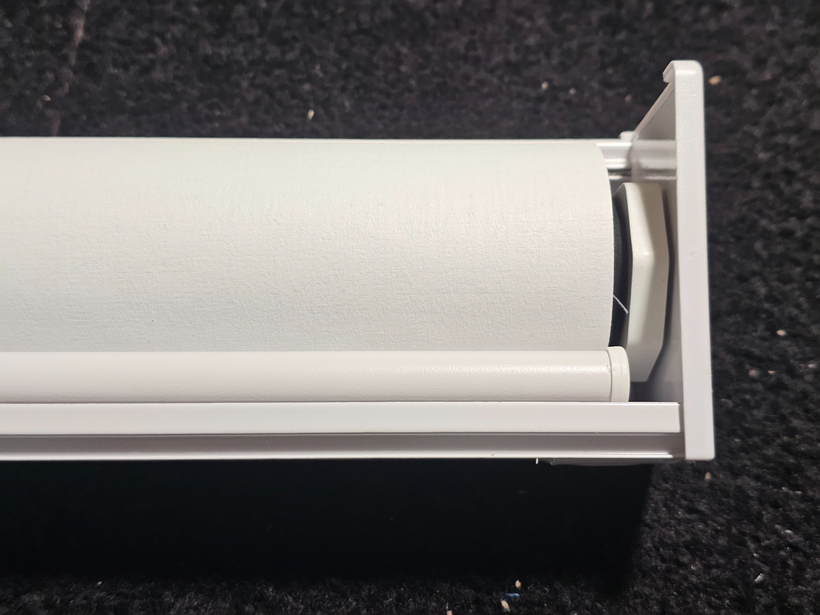 Window Roller Shade, White 30 5/8 x 70 1/2″ For Media Room C25075567-26-1