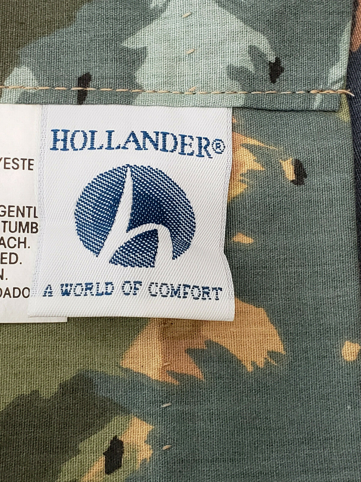 Hollander Valance Mountain Elk Buffalo MCM Bear Ram Made In USA 87 X 17.5 in