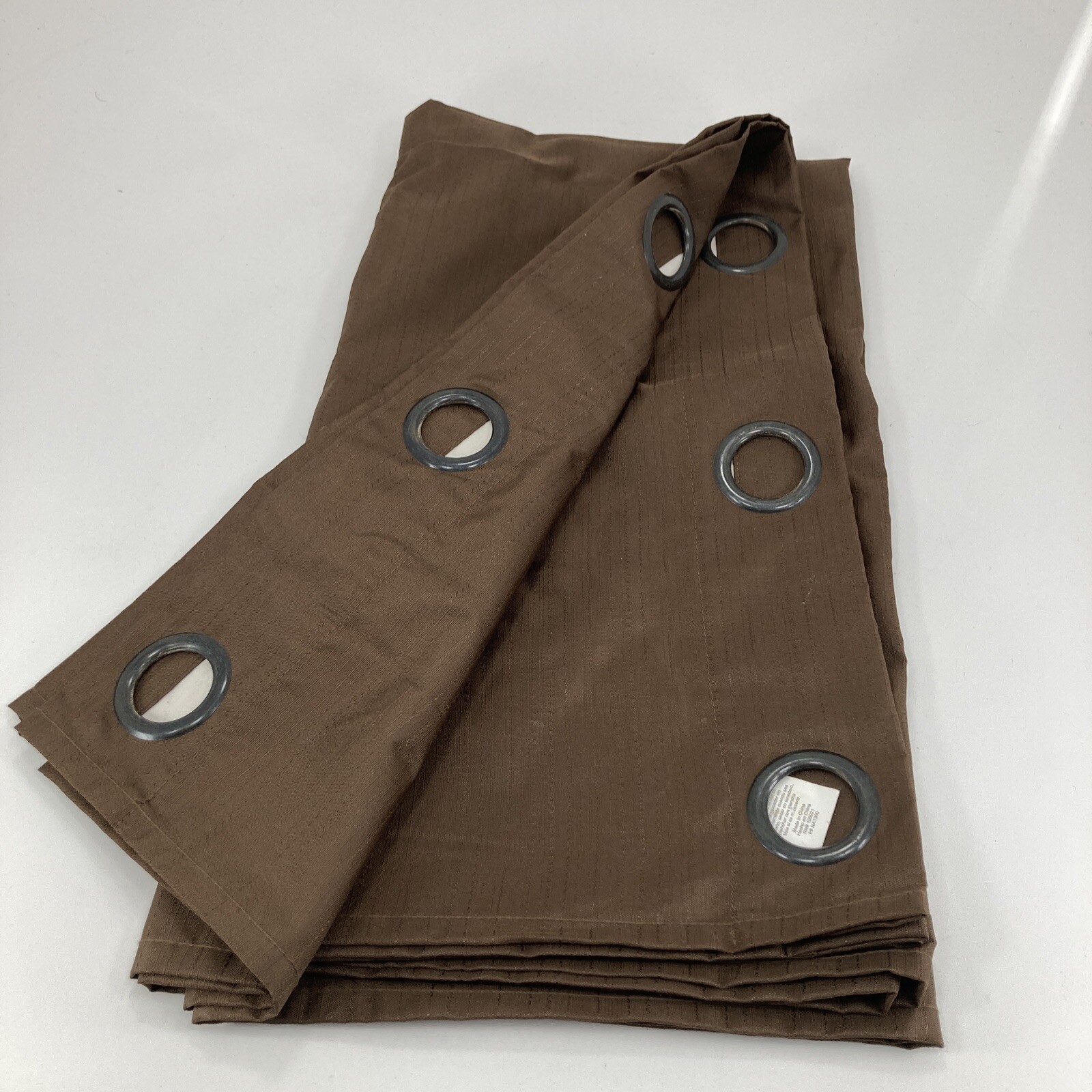 BROWN Curtain Panel 84″ x 40″ 100% Polyester Pre-Owned
