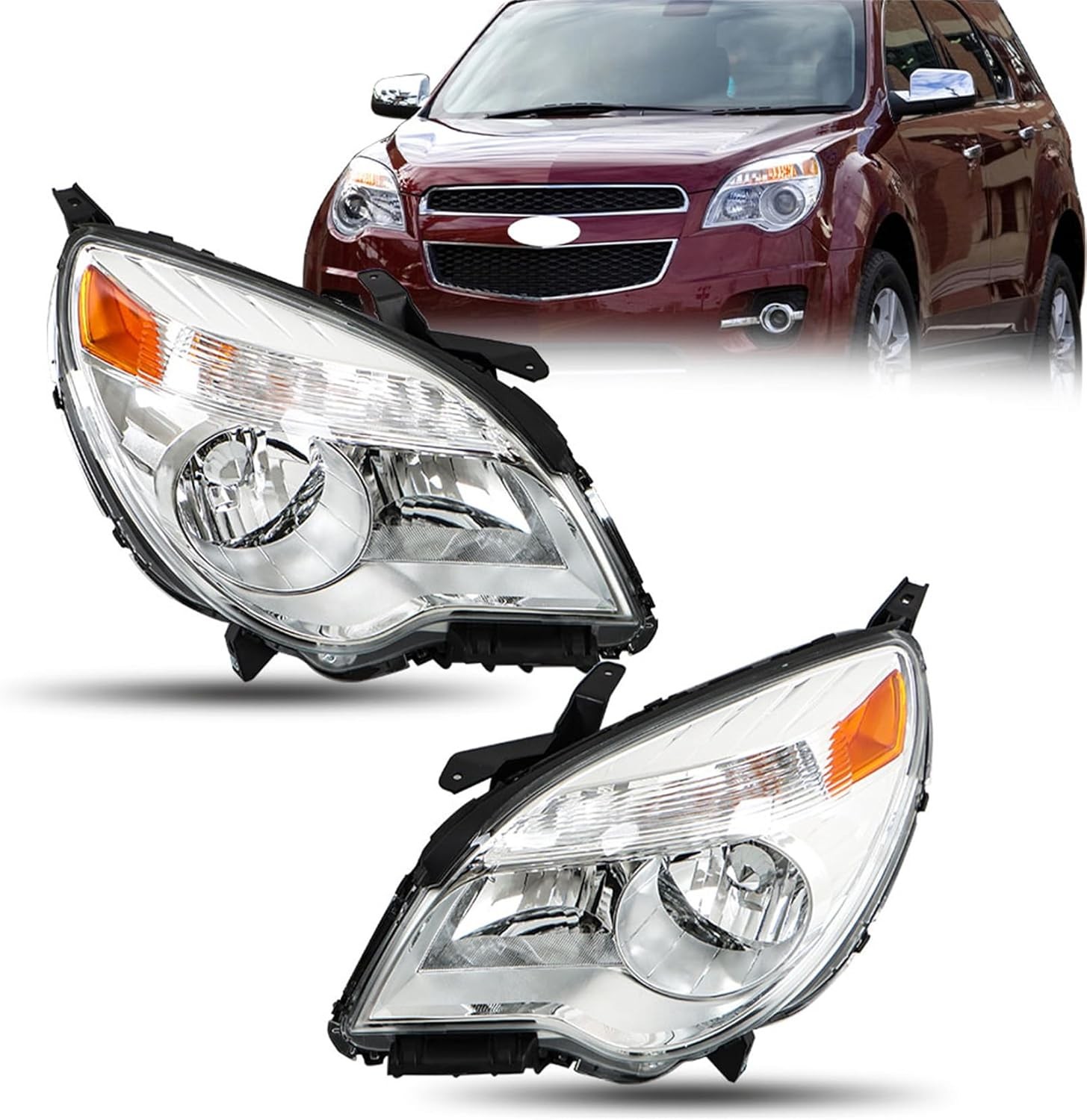 Headlight Assembly Replacement for Chevy Equinox 2011-2015 Headlights w/o