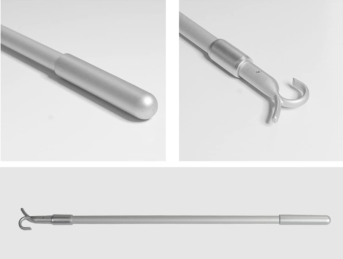 Telescopic Draw Rod for Window Blinds and Shades Easy to Push Up and Pull Down
