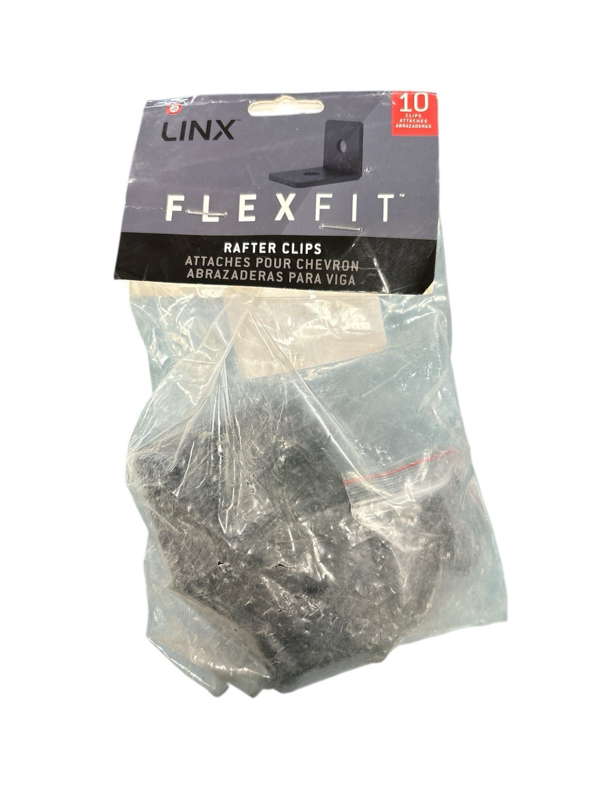 LINX 1.25 in. x 1.5 in.RafterFit Pergola Black SteelRafter Clips (10-Pack)