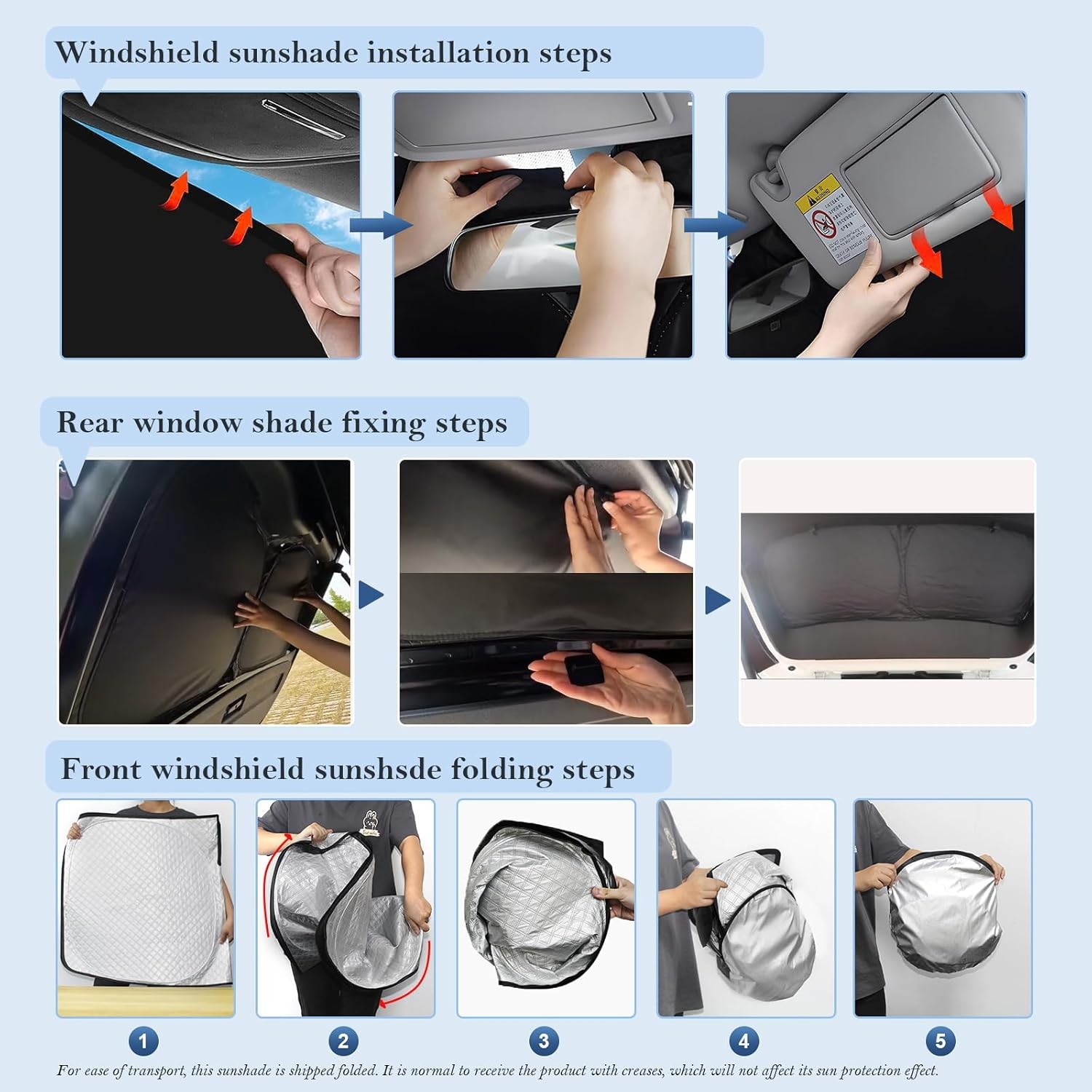 8Pcs Thicken Sun Shades for Tesla Model S 2012-2025(Not for Plaid or Long Range)