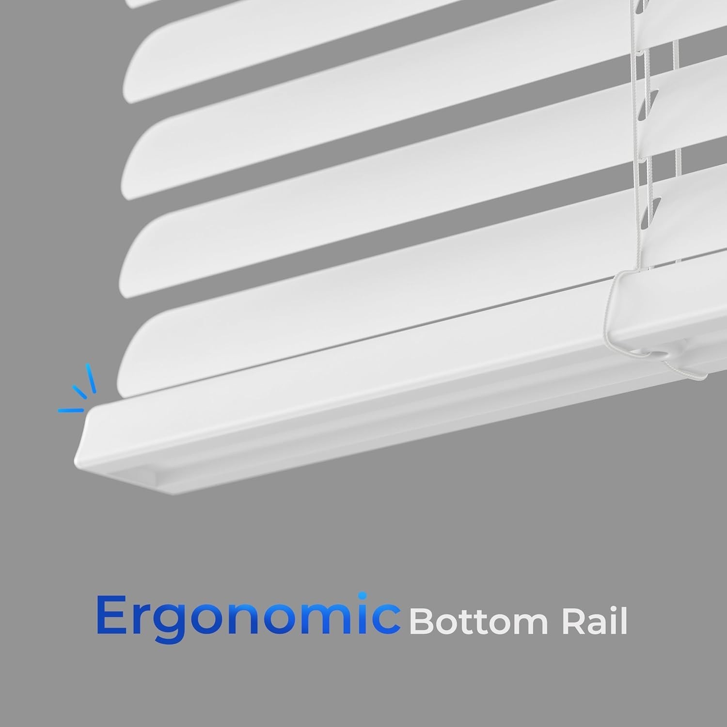 Water-Resistant Cordless Mini Blinds 27″ W x 64″ H – Perfect for Every Room
