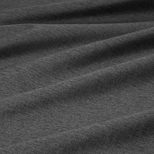 AMAZON BASICS 100% BLACKOUT CURTAINS GROMMETS 52 X 96 INCHES 2 PANELS – BLACK