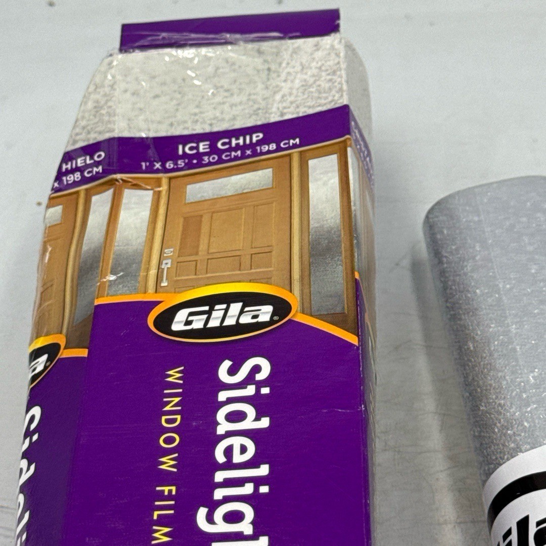 Gila Sidelight Window Film Privacy Control 12 In X 78 In Ice Chips Static Cling