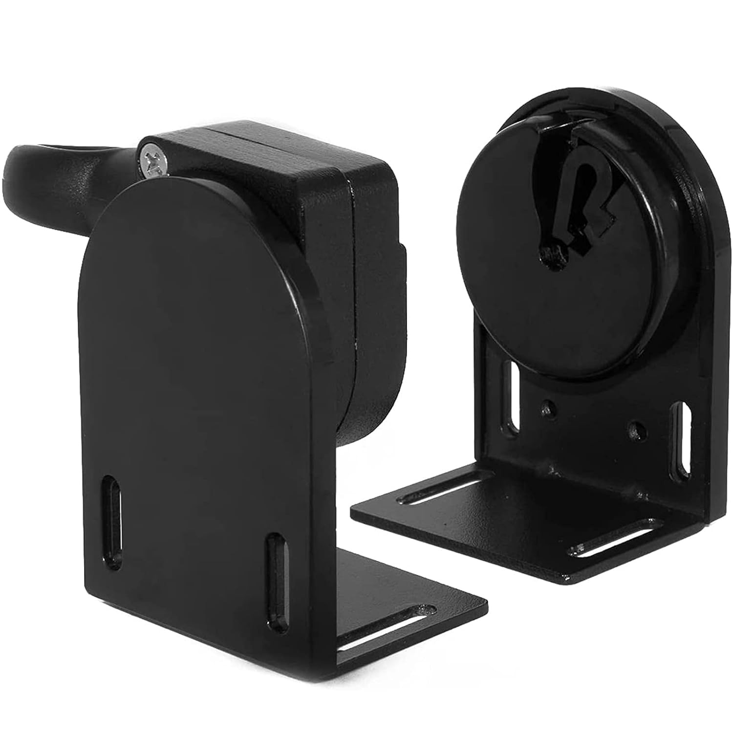 Cordless Roller Shade Mounting Brackets Black Cordless Crank Kit