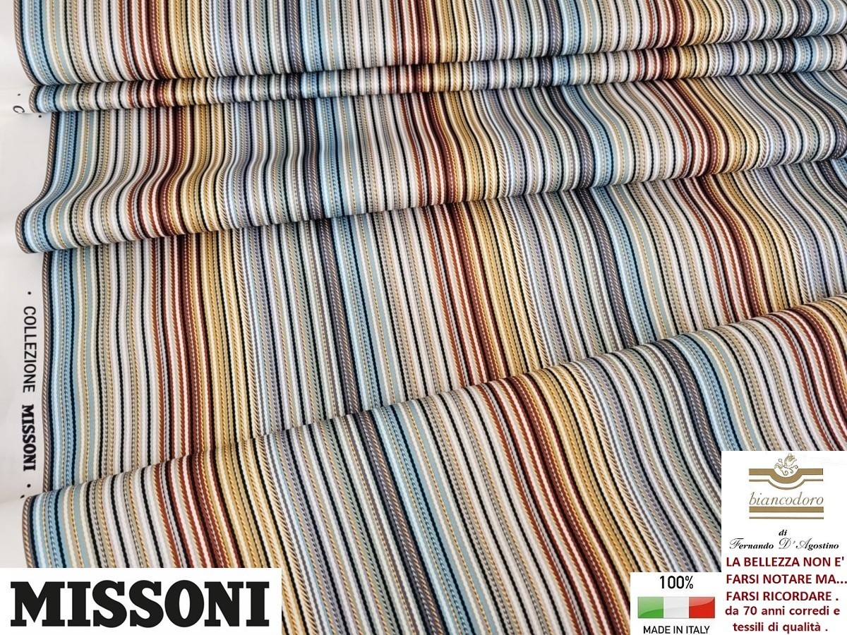 Fabric MISSONI by the meter height 140 cm. Furnishing upholstery curtains etc.