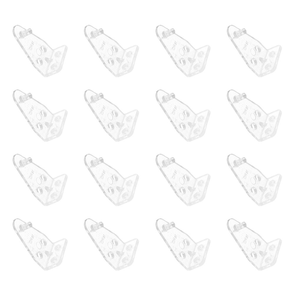 16pcs Hold Down Brackets: Door Blinds Bottom Bracket – Bottom Rail Hold Clips
