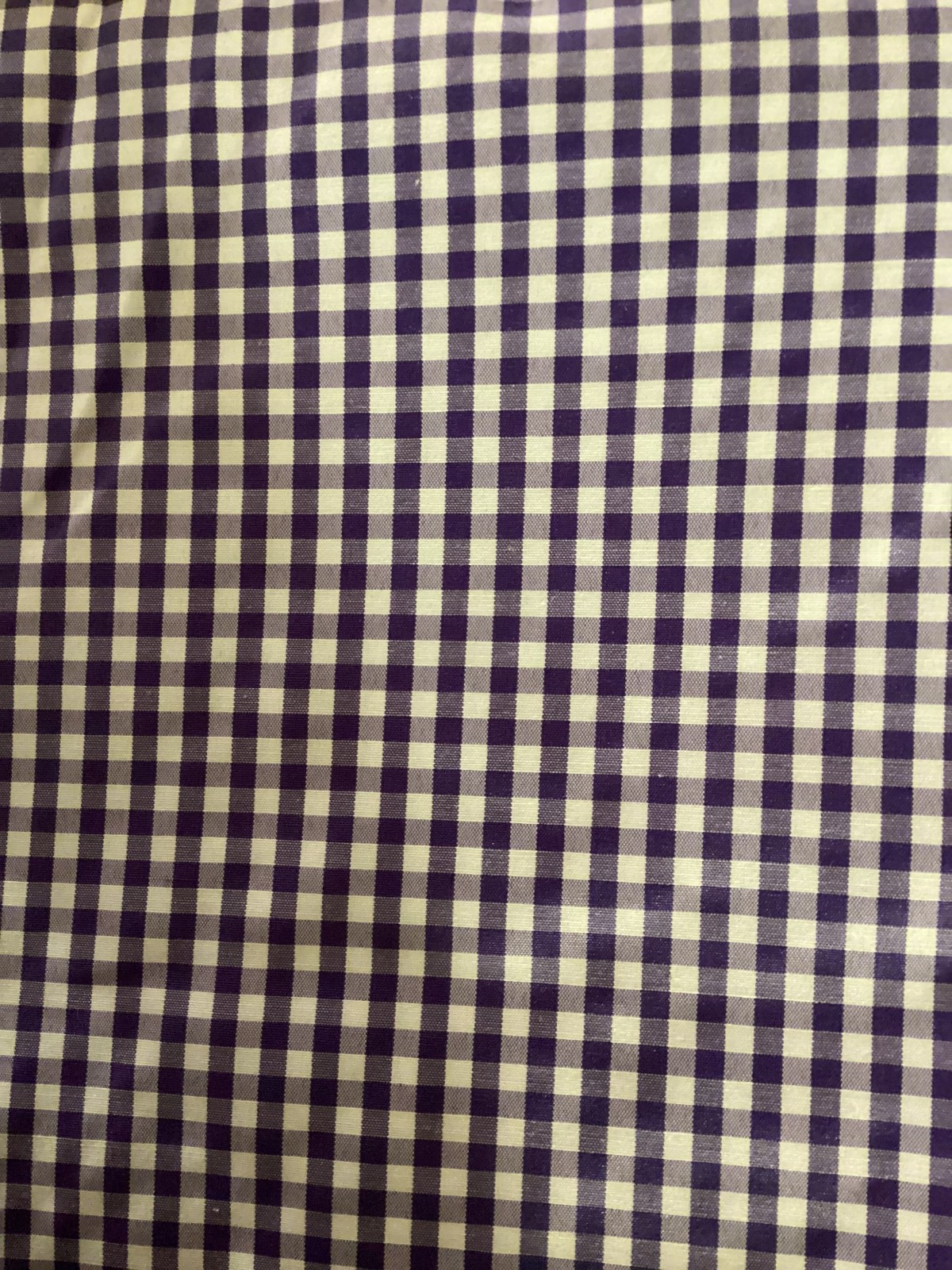Handmade Gingham Plaid Valance, 52 x 15 inches