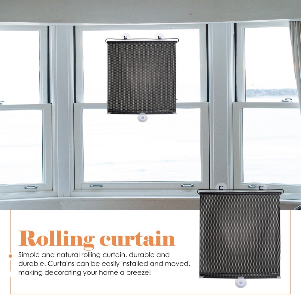 3 Sets Suction Cup Sun Shade Shades Curtain Balcony Sunshade Temporary Window