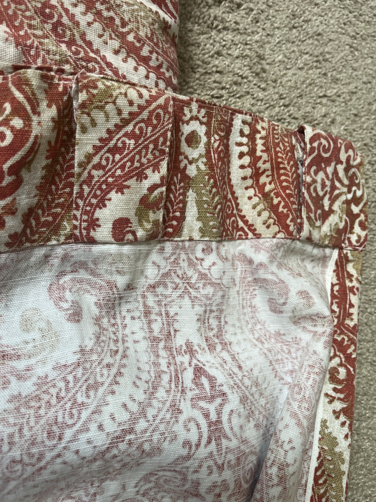 Envogue Terracotta Azaro 4 Panels Bohemian Medallions 100% Cotton