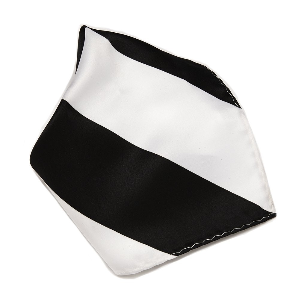 Vesuvio Napoli BLACK and WHITE Stripes Design 10×10 Inches, Multi-color