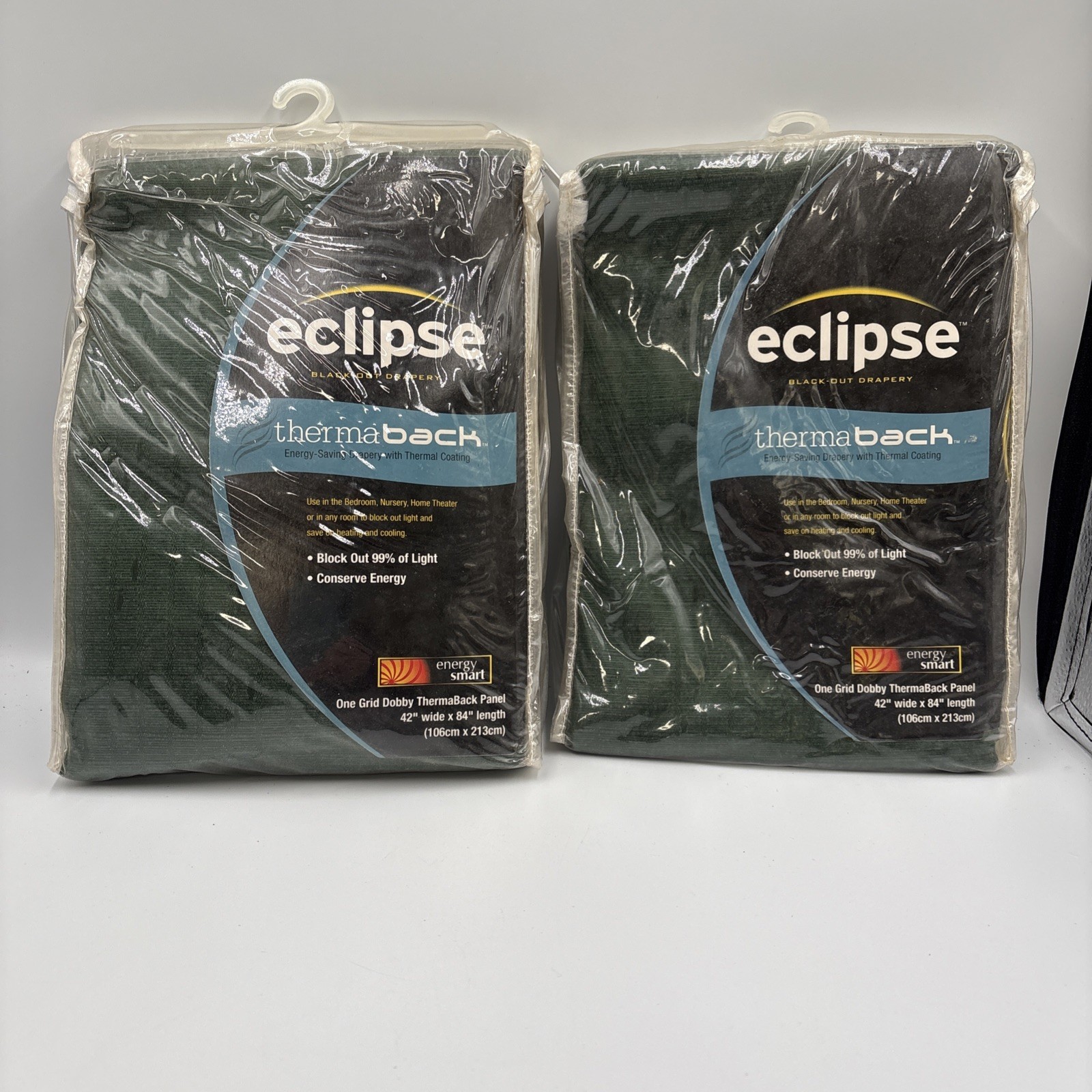 2 Eclipse Blackout Rod Pocket Panels 42″ X 84″ Olive Green NEW IN PACKAGE