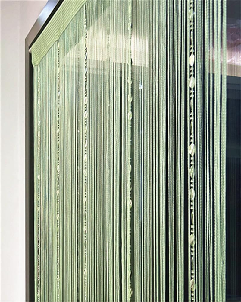 100Cmx200Cm Decorative Door String Curtain Beads Wall Panel Fringe Window Room D