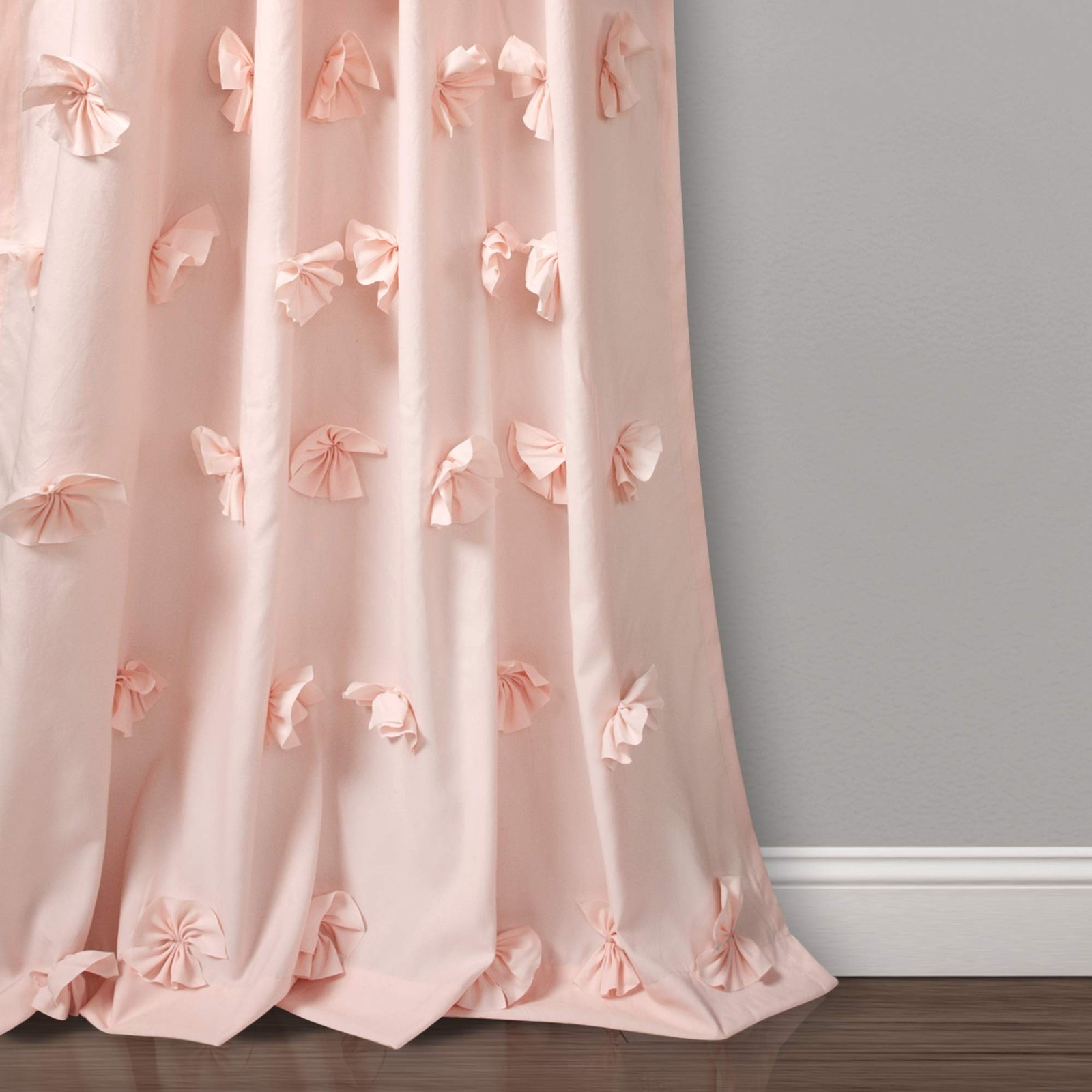 Lush Decor Lush Riley Light Filtering Window Curtain Panel Single 54 W X 108 L