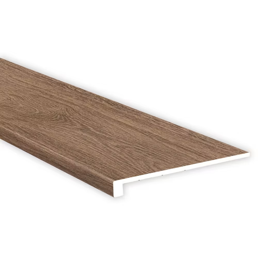 Glenville 1.25 In. T X 12 In. W X 47.2 In. L Luxury Vinyl Stair Tread Eased Edge