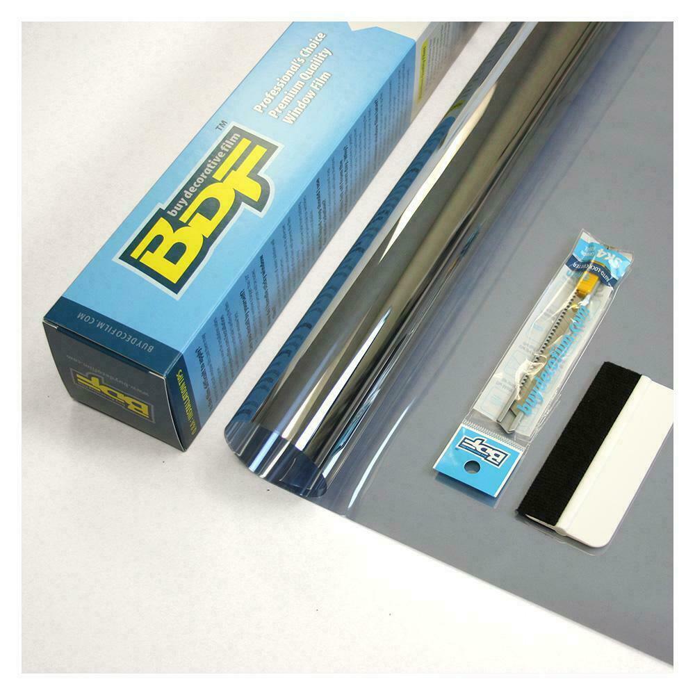BDF S35 Window Film High Heat Rejection Reflective Silver 35 (Medium)