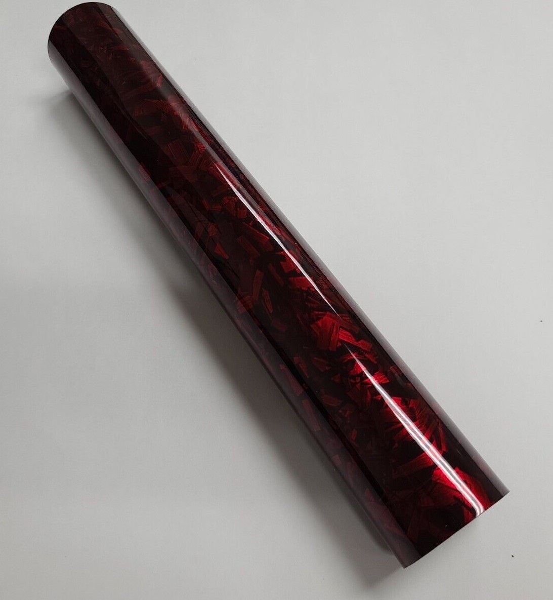 Gloss Matte Infused Forged Carbon Fiber Black Red Vinyl Car Wrap Sticker Decal