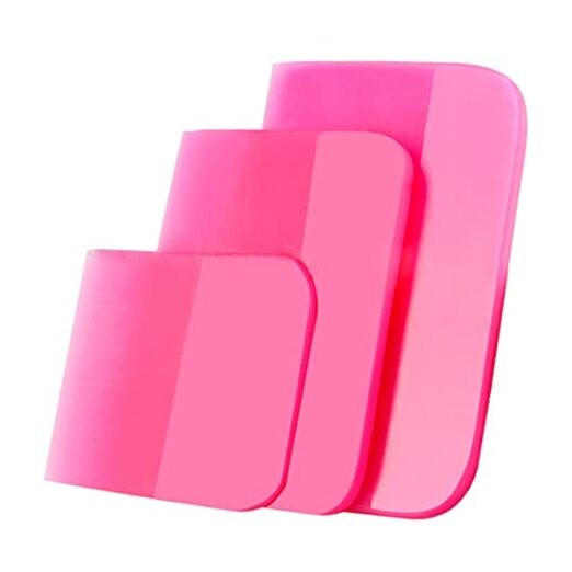 zipelo 3PCS Car TPU Rubber Squeegee, Car Vinyl Wrap Tool Kit, Auto Vinyl Wraps