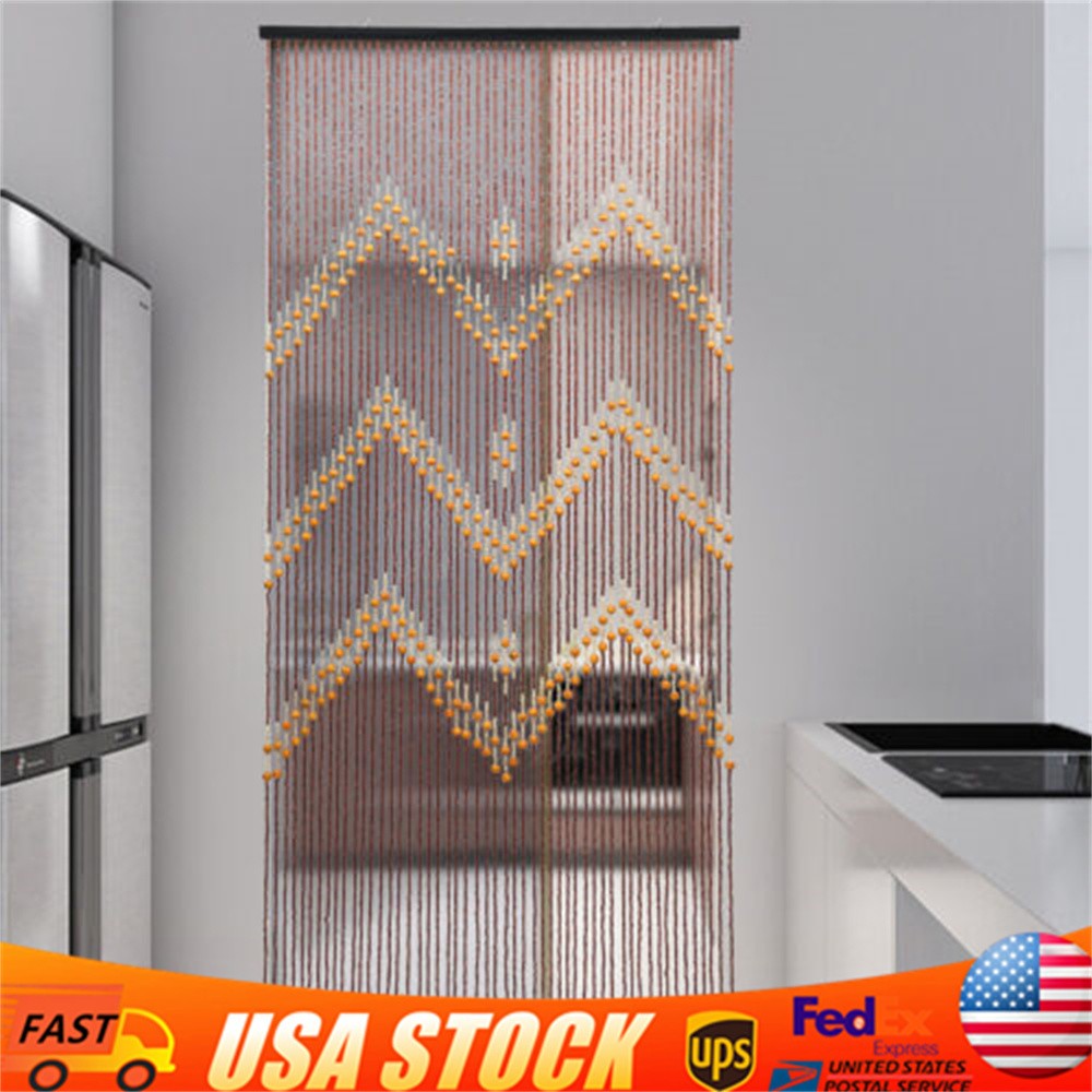 Natural Bamboo 52 Strands Handmade Curtain Beads Window Door Shoji Room Divider