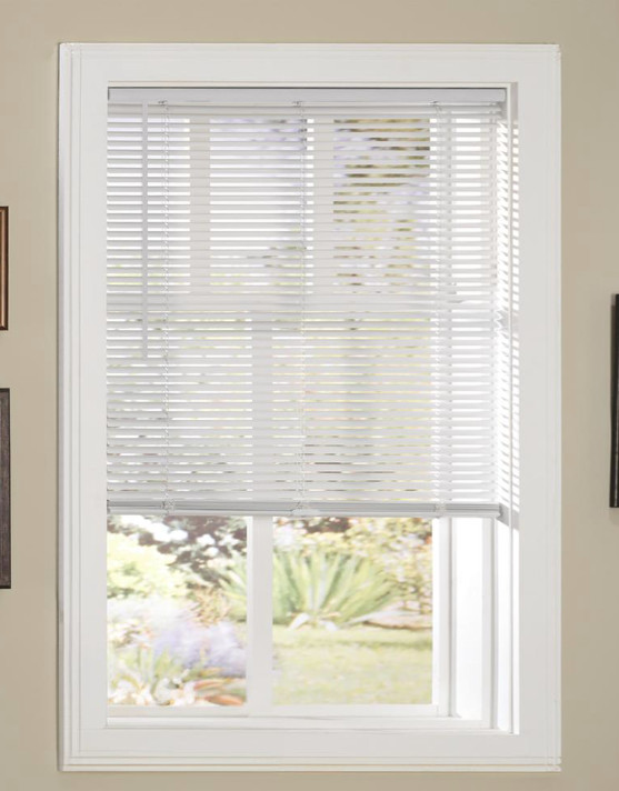 Lumino 1″ Cordless Light Filtering Mini Blind – 18″ W x 64″ L – White NEW IN BOX