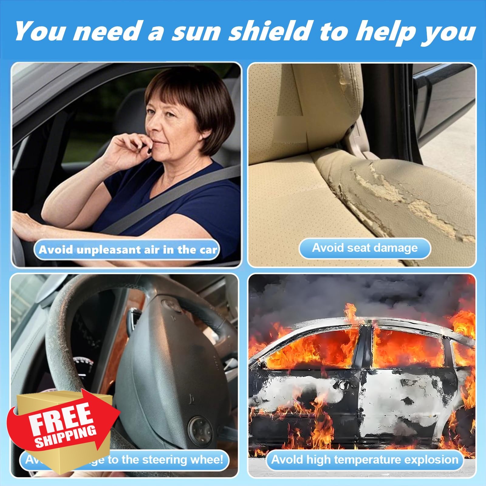 Windshield Sun Shade for Mercedes Benz GLB 2020-2024 2025 2026 4-Layer Front …