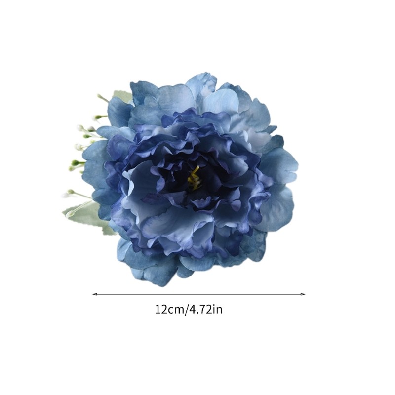 Set of 2 Artificial Flower Curtain Holdbacks Decorative Drapery Rope Tie Clip