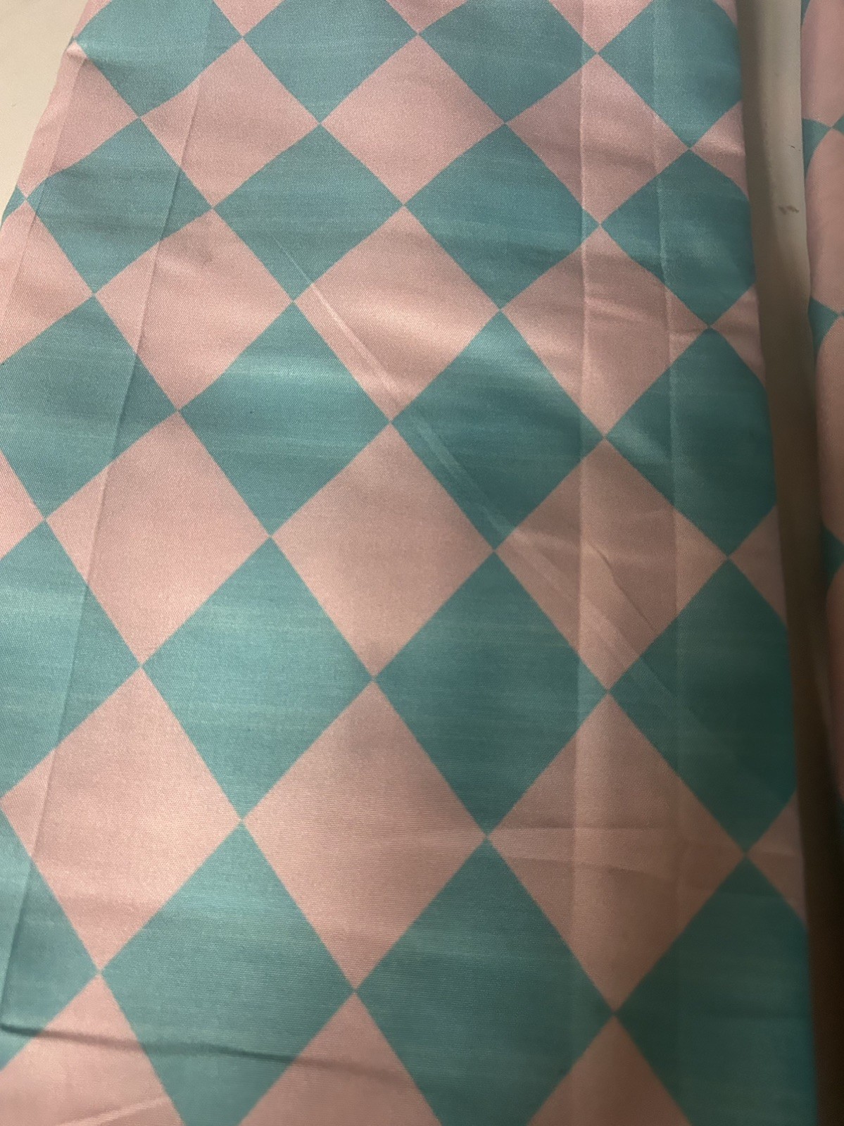 Geometric Curtains Retro 60s Kitchen Atomic Mid Century 2 Panel Set 28″ x 63″