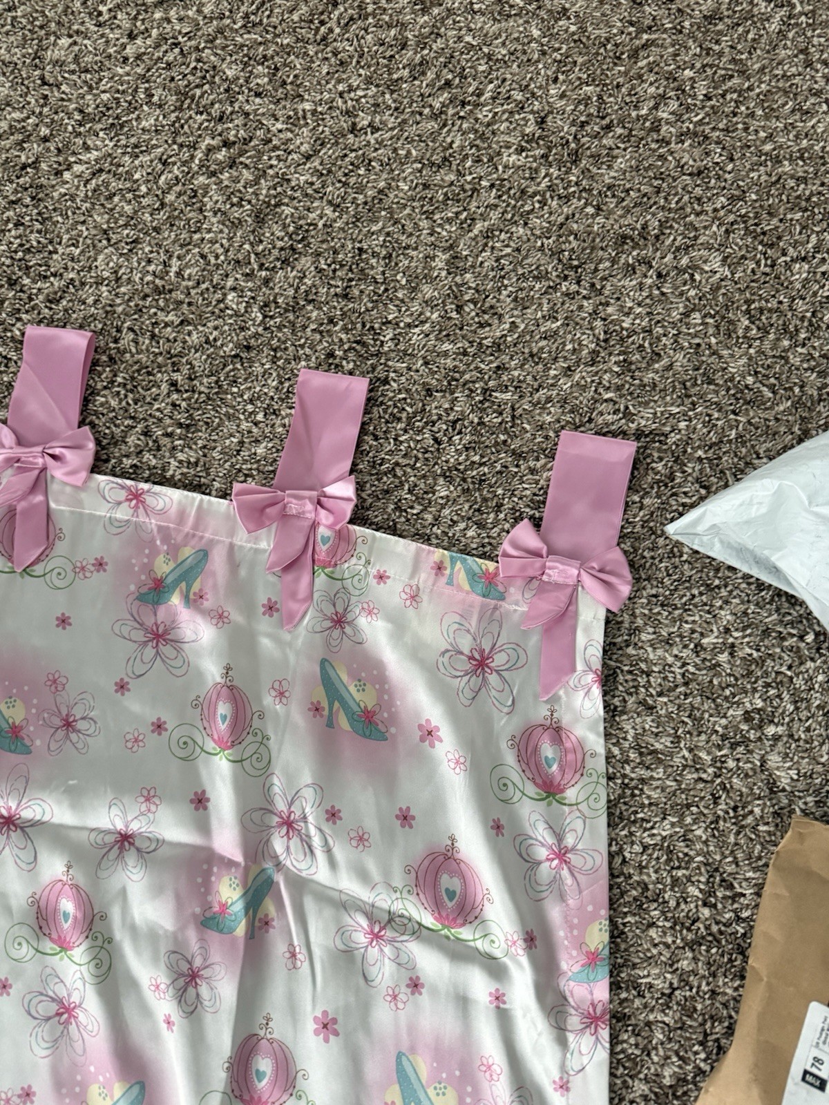 Disney Princess Satin Drape Panels 84 X 42 “