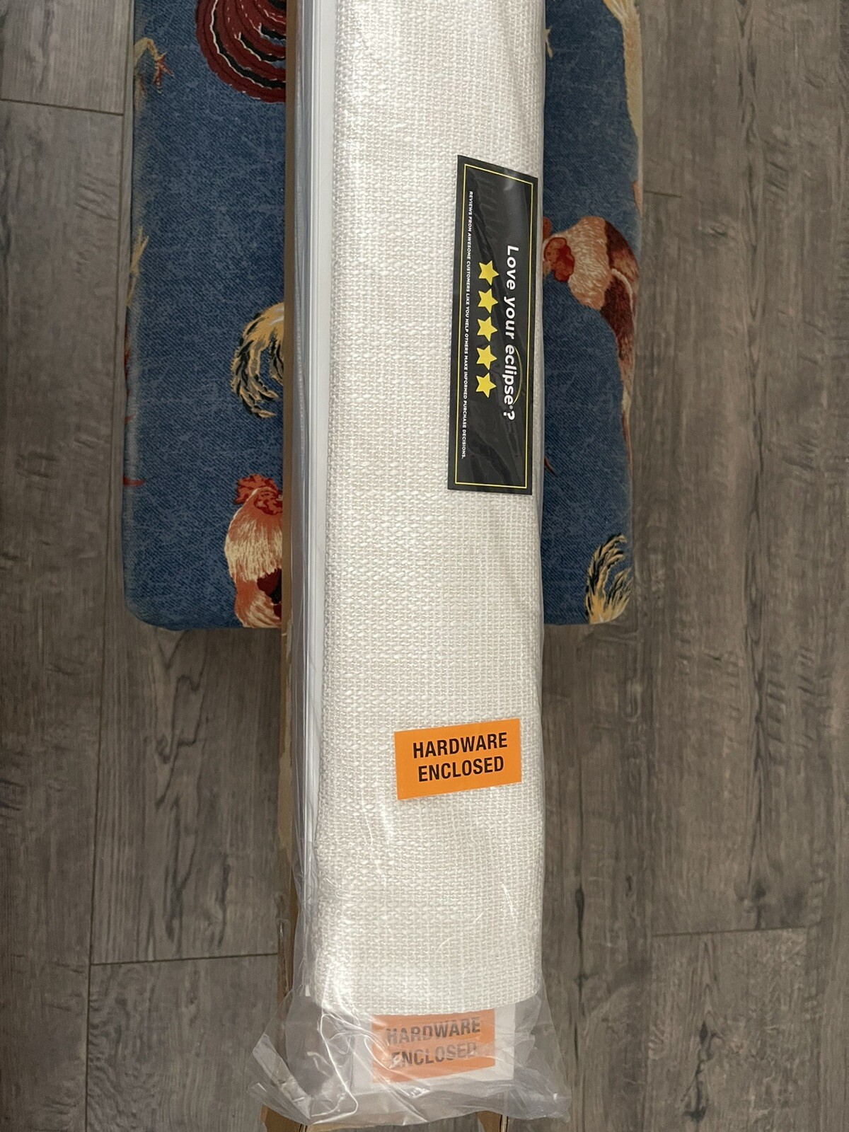 ECLIPSE Drew Noise Reducing Blackout Cordless Lined 27 in x 64 in, Ivory ✅