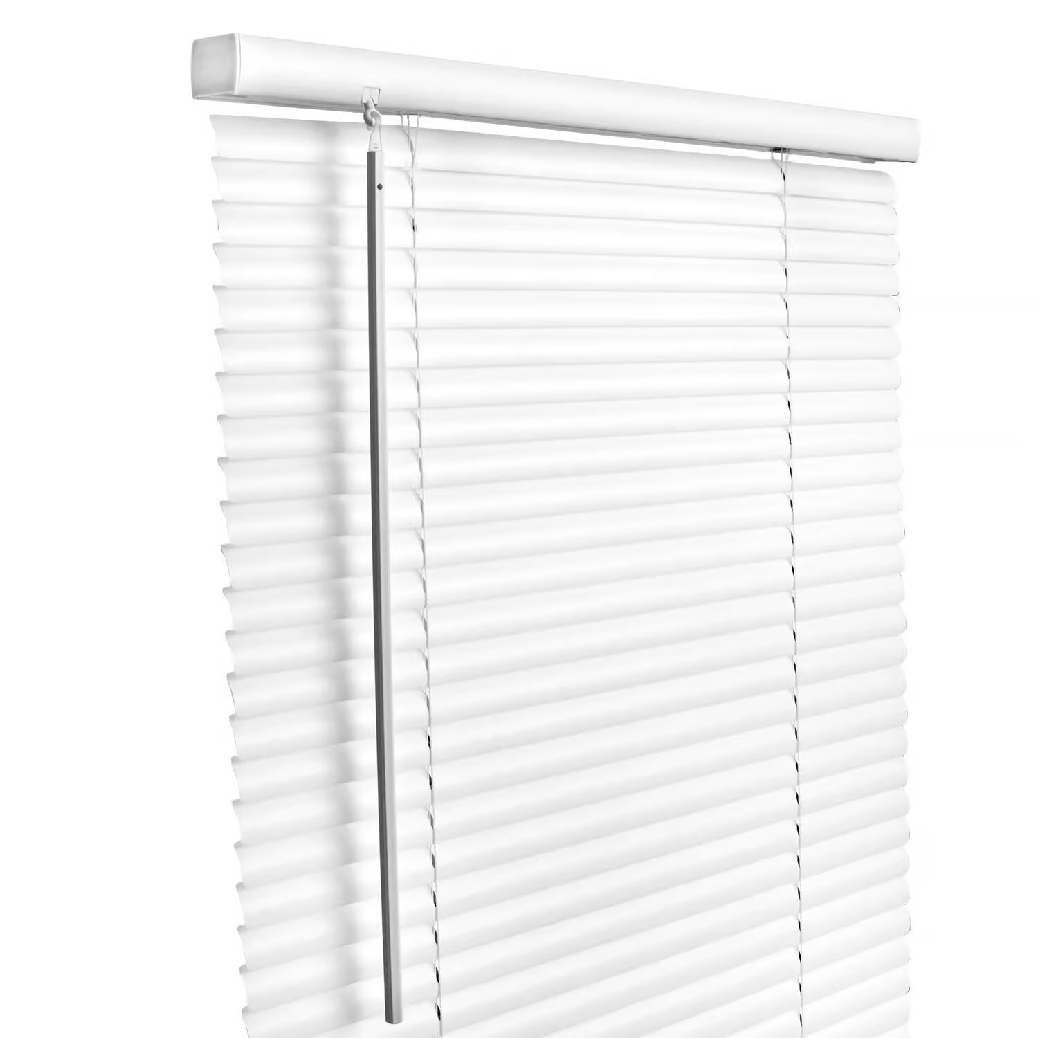 Living Accents Vinyl 1 in. Blinds 32 in. W X 64 in. H White Cordless (/RT6-22…