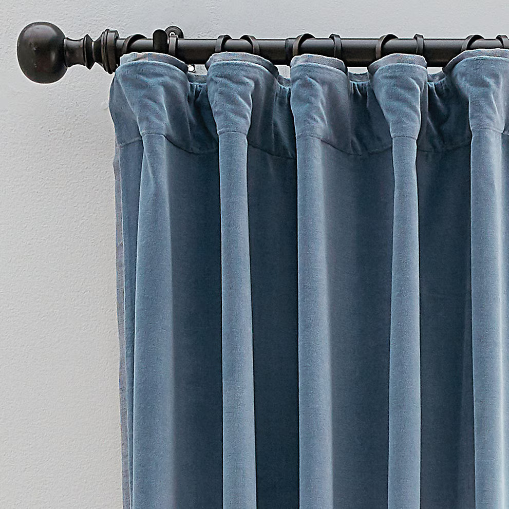 Ballard Designs Alessandra Velvet Drapery Panel…