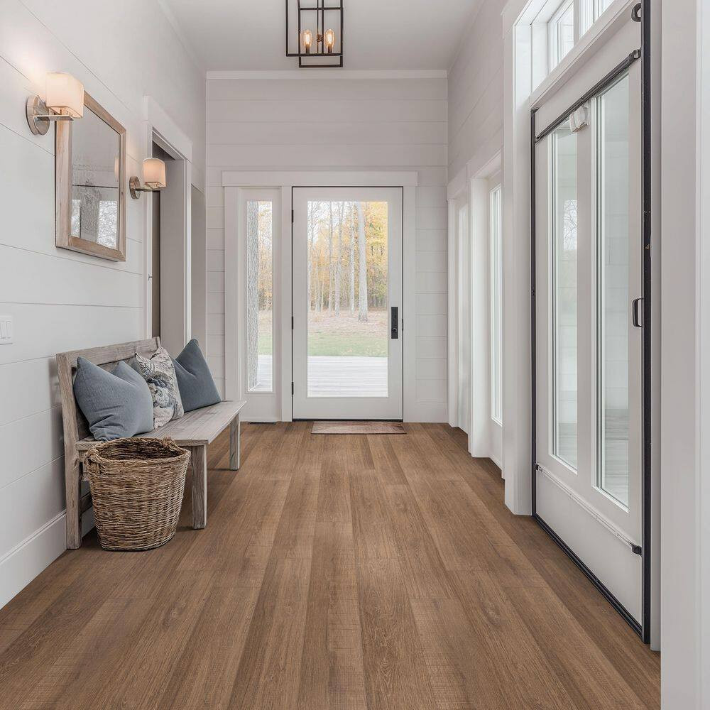 Glenville 1.25 In. T X 12 In. W X 47.2 In. L Luxury Vinyl Stair Tread Eased Edge