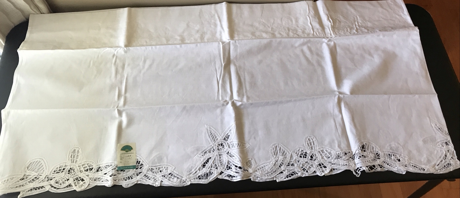 Heirlooms Vintage Battenburg Lace Valance 18 X 84