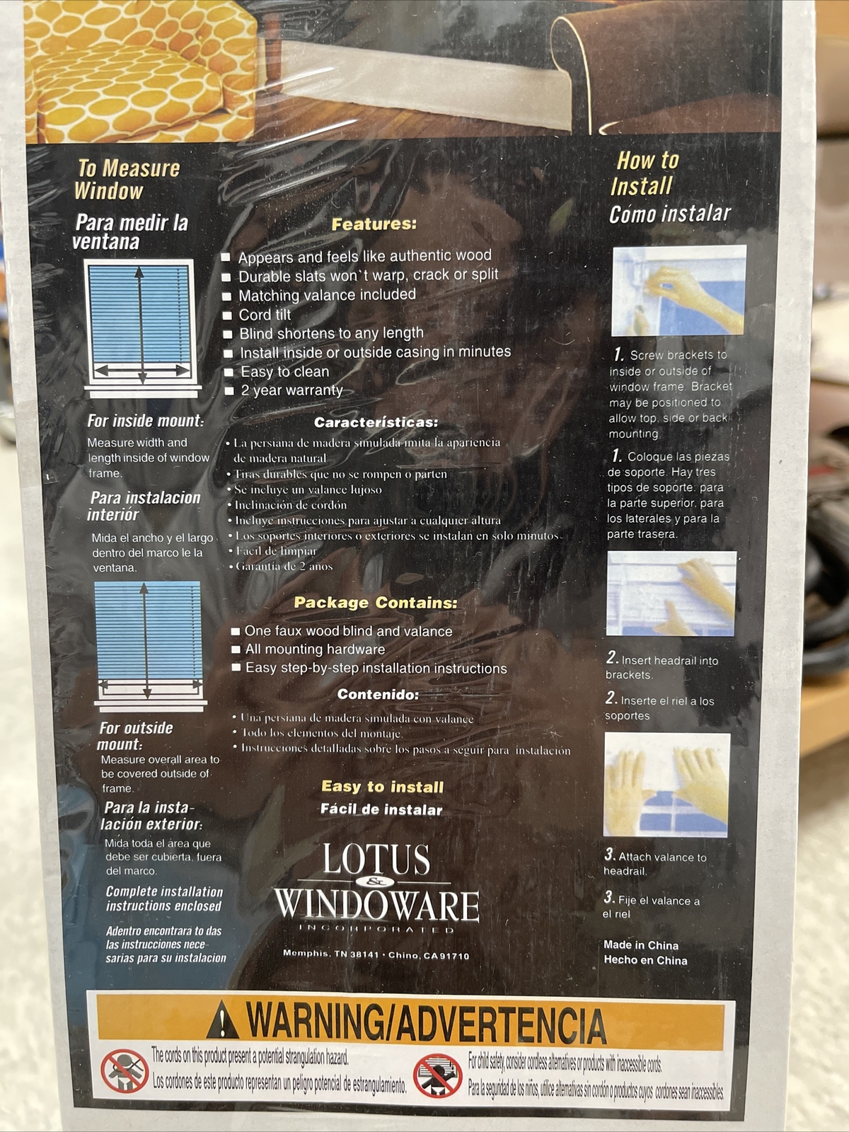 2-Inch Faux Wood, Premium Window Blinds White 27X48