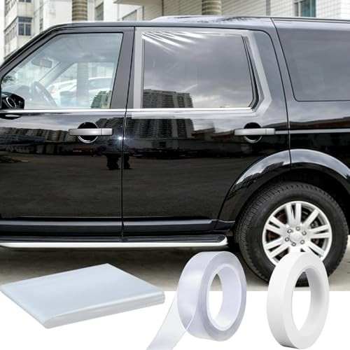 Temporary Car Window Cover for Broken Glass, 78.7×39.4 in Waterproof Plastic
