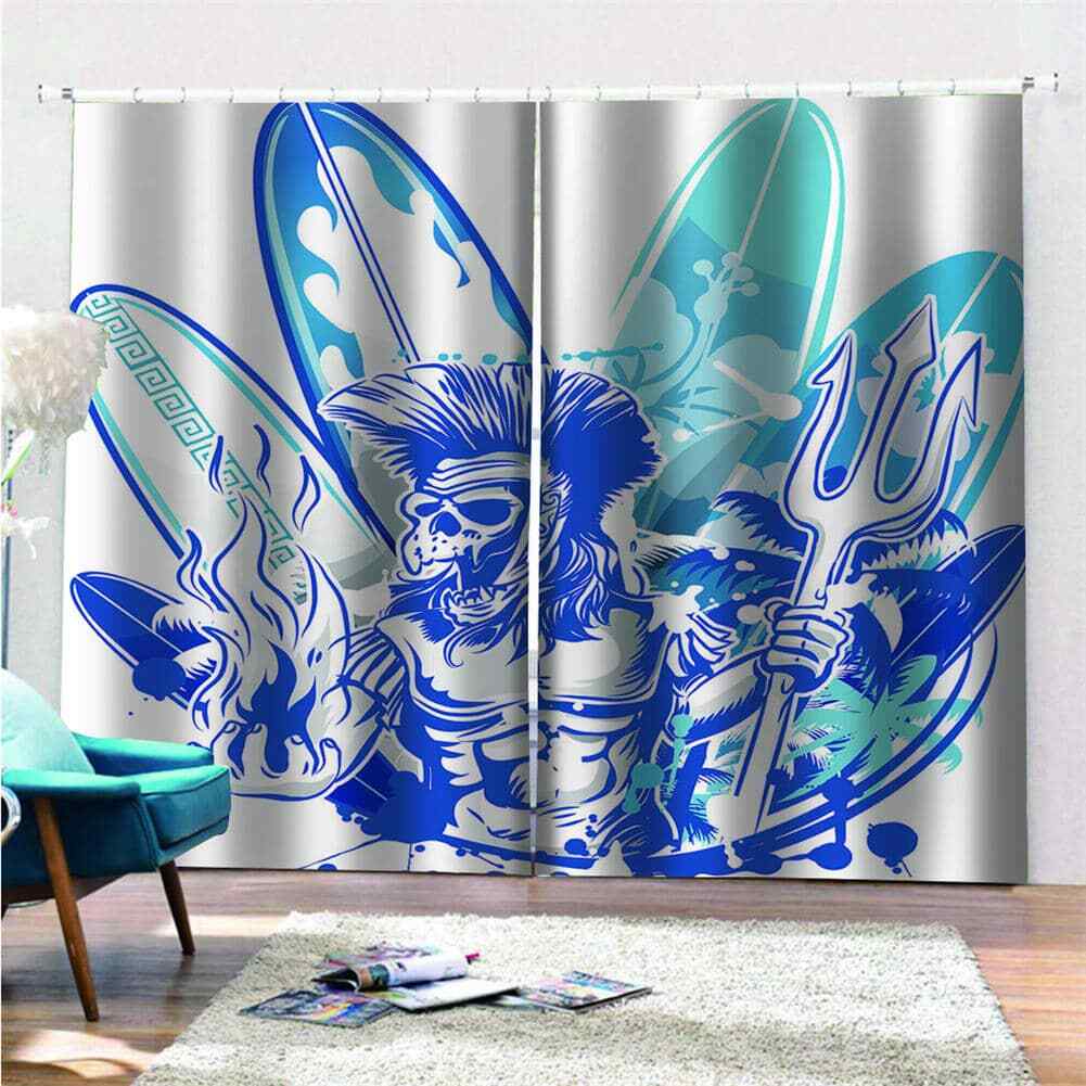 Indigenous people possess many skill Printing 3D Blockout Curtains Fabric Window