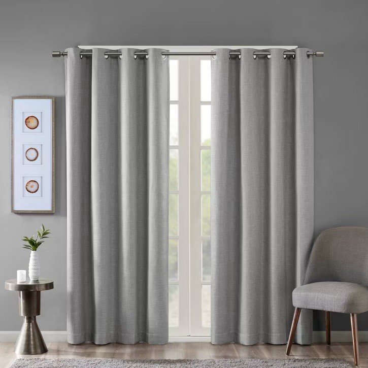 Sunsmart 50″x54″ Heathered Blackout Panel Gray