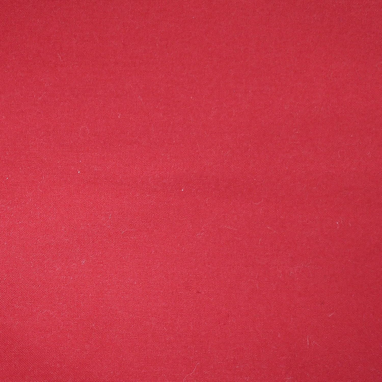 Elegant Red Microfiber Semi-Sheer Rod Pocket Kitchen Curtain Set – 54″ x 24″