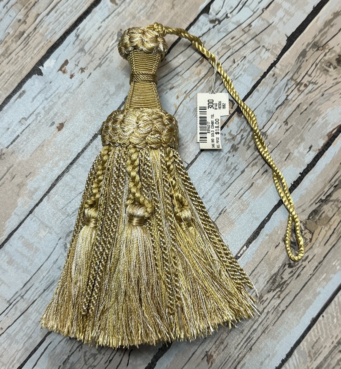 Vtg Lot 39 Assorted Gold Brown Grey Beige TASSELS Home Decor Tie Backs Holdbacks