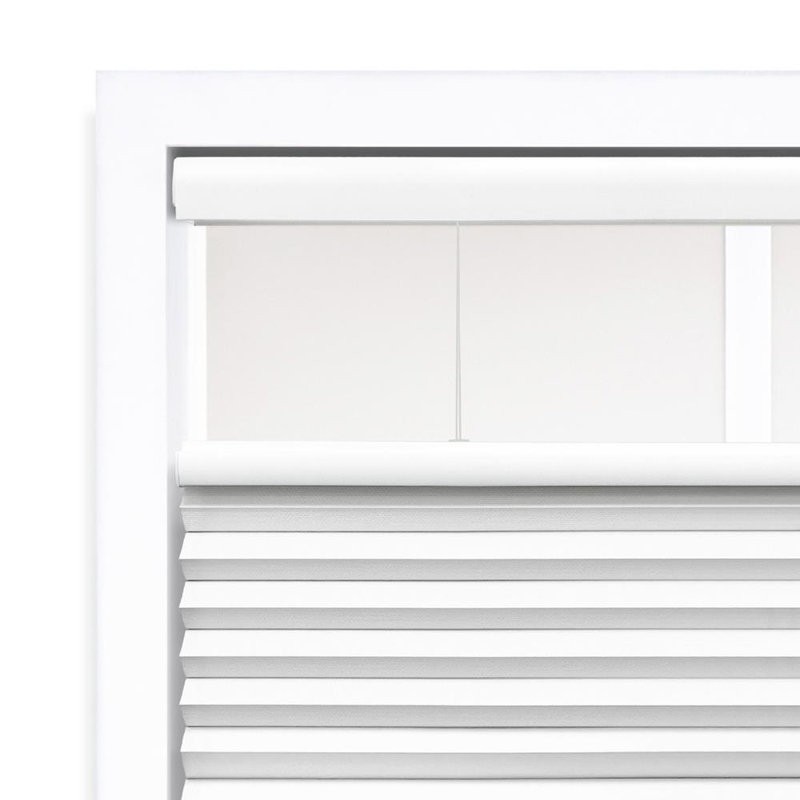 1.5″ Cordless Blackout Cellular Shade 36″ W X 60″ White, Polyester & PVC