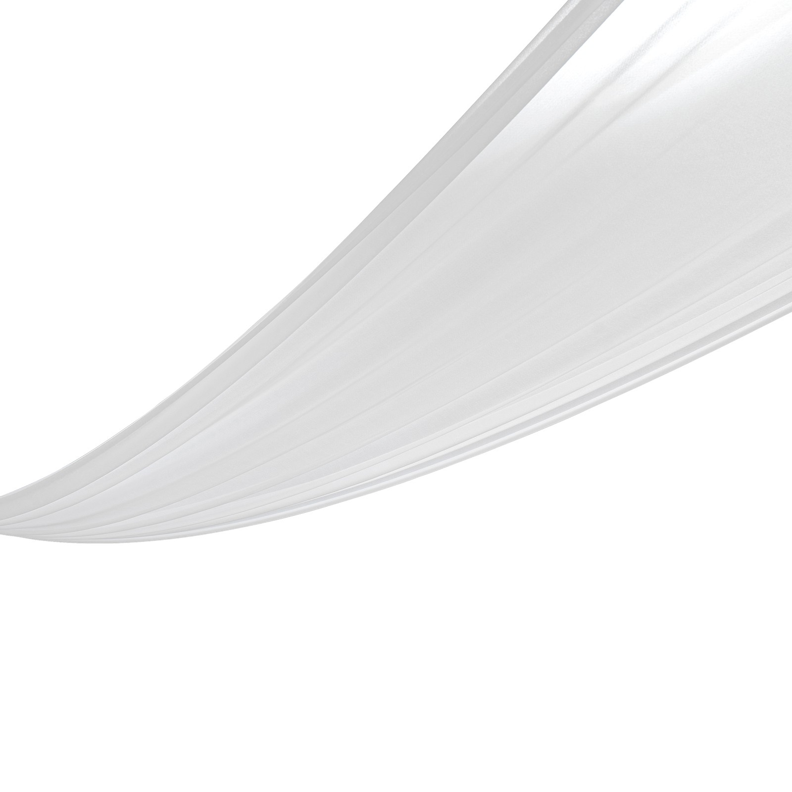 6Pc White Chiffon Ceiling Drapes 15 × 5 Ft Panels For Wedding Party Backdrop