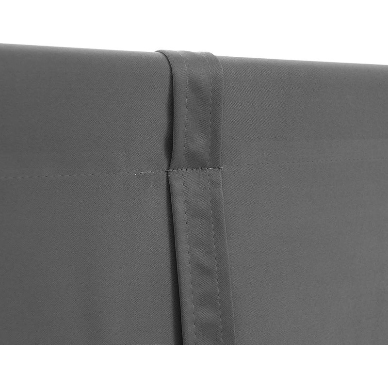 Blackout Tie Up Curtains Soft Polyester Light Blocking Insulation Home Decor New