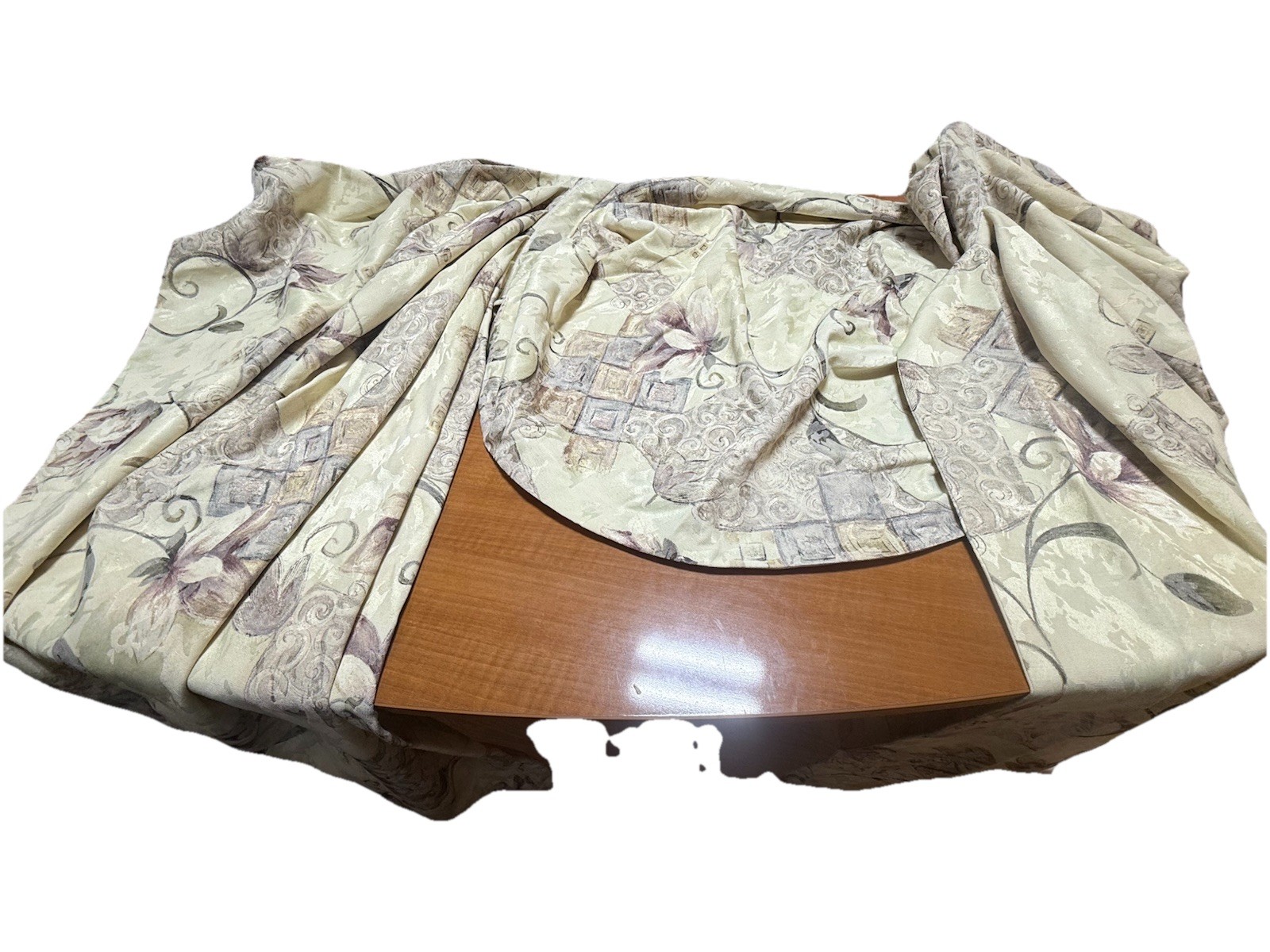 Custom Made Extra Wide Luxury Window Treatment Swag Valance 135″ W x 45″ L